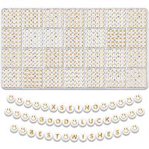 Kit de Pulseiras Friendship XSEINO com 1500 Miçangas Brancas