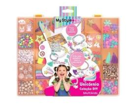 Kit de Pulseiras Infantil Coleção DIY Unicórnio My Style