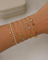 Kit de Pulseiras Sortidas Femininas Delicadas Kit de Pulseiras Sortidas Femininas Delicadas