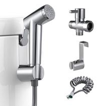 Kit de pulverizador de bidé POCALAND Chrome 43cm Hose