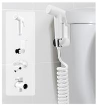 Kit de pulverizador de bidê portátil POCALAND para banheiro (branco) Kit de pulverizador de bidê portátil POCALAND para banheiro (branco)
