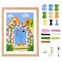 Kit de Punch Needle clberni 30x40 cm com Moldura para Bordado Kit de Punch Needle clberni 30x40 cm com Moldura para Bordado