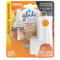 Kit de purificação de ar PlugIns Glade com óleo perfumado Hawaiian Breeze e 1 aquecedor+1 recarga