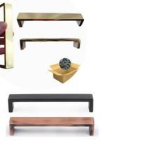 Kit de puxadores com 8 unidades para decoração de móveis armarios gavetas