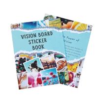 Kit De Quadro De Vísioes Para a Vida Dos Sonhos Bview: Adesivos De Inspiração Artística, Recortes E
