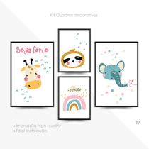 Kit de Quadros Decorativos Coleção Baby Kids Infantil Benecontê