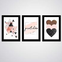Kit De Quadros Decorativos Gratidão Kit De Quadros Decorativos Gratidão