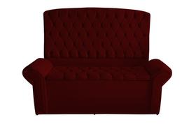 Kit De Quarto Cabeceira De Cama Box e Calçadeira Baú Dubai Casal 140 cm Suede Bordo Ec Móveis Kit De Quarto Cabeceira De Cama Box e Calçadeira Baú Dubai Casal 140 cm Suede Bordo Ec Móveis