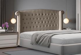 Kit De Quarto Cabeceira De Cama Box e Calçadeira Baú Toquio Casal Queen 160 cm Suede Capuccino Ec Móveis Kit De Quarto Cabeceira De Cama Box e Calçadeira Baú Toquio Casal Queen 160 cm Suede Capuccino Ec Móveis