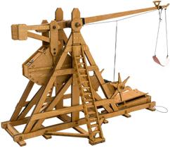 Kit de quebra-cabeça de madeira 3D Trebuchet Toystub Trebuchet Building