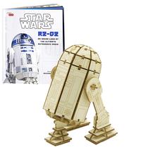 Kit de quebra-cabeça e modelo de bonecos de madeira Star Wars R2-D2 81 peças