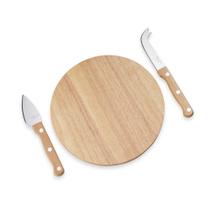 Kit de Queijo - 3 Peças em Estojo Kraft Kit de Queijo - 3 Peças em Estojo Kraft