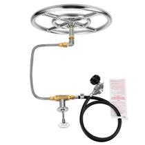 Kit de Queimador a Gás Propano para Fogueira Stanbroil 12" em Aço Inoxidável