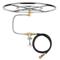 Kit de Queimador para Fogueira Stanbroil 61 cm Aço Inoxidável 296.000 BTU
