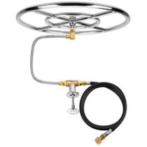 Kit de Queimador para Fogueira Stanbroil Aço Inoxidável 46 cm 147.000 BTU