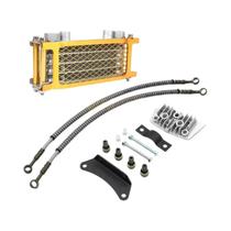 Kit De Radiador De Óleo Universal Para Motocicleta Honda Monkey 125 Dirt Bike Motocross 50 110 140