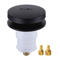 Kit de ralo para banheira SUPPLYGIANT Tip Toe preto fosco Kit de ralo para banheira SUPPLYGIANT Tip Toe preto fosco