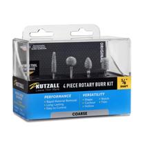 Kit de rebarbas rotativas Kutzall, 4 peças, escultura em madeira grossa Dremel Kit de rebarbas rotativas Kutzall, 4 peças, escultura em madeira grossa Dremel