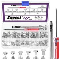 Kit de rebites de couro Sweet M5 x 4-12 mm Silver 110 Set Kit de rebites de couro Sweet M5 x 4-12 mm Silver 110 Set