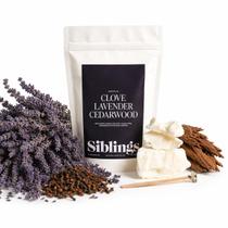Kit de recarga para velas Siblings Nº 05 Cravo, Lavanda e Cedro Kit de recarga para velas Siblings Nº 05 Cravo, Lavanda e Cedro