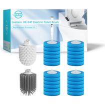 Kit de recargas de escovas de vaso sanitário e cabeças de escova substituíveis 24 unidades Kit de recargas de escovas de vaso sanitário e cabeças de escova substituíveis 24 unidades