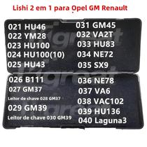 Kit De Reconstrução De Motor Opel GM 2 Em 1 Lishi 2 Em 1 HU46 YM28 HU100 HU43 B111 GM37 GM39 GM45