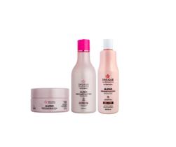 Kit de Reconstrução Super com Leave in Dyusar Cosméticos Kit de Reconstrução Super com Leave in Dyusar Cosméticos