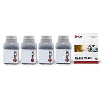 Kit de Refil de Toner Laser Tek TN450 TN420, 4 Unidades, Preto Kit de Refil de Toner Laser Tek TN450 TN420, 4 Unidades, Preto