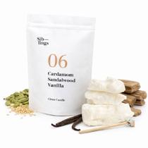 Kit de Refil para Velas Sib-lings No 06 Cardamomo e Sândalo Kit de Refil para Velas Sib-lings No 06 Cardamomo e Sândalo