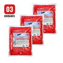 Kit de Refil Sabonete Espuma 600ml Romã e Maçã - Higienização Suave das Mãos