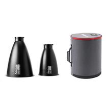 Kit de refletor Aputure Storm 1200x de 15 e 30 com estojo