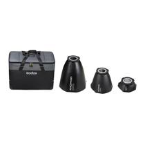Kit de refletores Godox para KNOWLED MG1200bi LED Light Black Kit de refletores Godox para KNOWLED MG1200bi LED Light Black