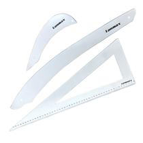 Kit De Réguas Para Modelagem Corte E Costura - LM-KIT MODELAGEM