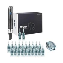 Kit De Rejuvenescimento Da Pele Com Caneta Derma Sem Fio 22pcs Cartucho Dr.pen Ultima M8-W