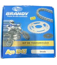 Kit de relacao completo honda cbx200 strada brandy Kit de relacao completo honda cbx200 strada brandy