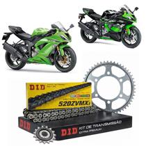 Kit de relação did premium kawasaki zx6r 600 636 (2007-2017) 43/16t (520vx3-112zb)