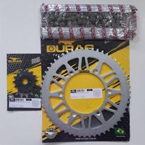 Kit de Relação Trilha 55x14 Moto TTR 230 - Corrente Grossa P520 - Durag