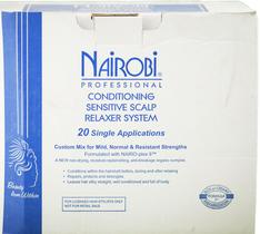 Kit de relaxamento capilar Nairobi Conditioning Sensitive Scalp, pacote com 4 unidades