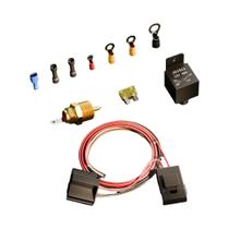 Kit De Relé Elétrico À Prova d'Água De 40 AMP Com Termostato 185 on 175 off Para Ventilador De Carro