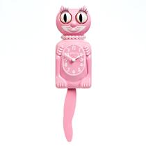 Kit de relógio Cat Miss Kitty-Cat rosa acetinado Kit de relógio Cat Miss Kitty-Cat rosa acetinado