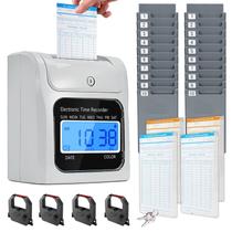 Kit de Relógio de Ponto TooCust com Alinhamento Automático, Cartões e Chaves Kit de Relógio de Ponto TooCust com Alinhamento Automático, Cartões e Chaves