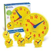 Kit de Relógio de Sala de Aula com 25 Recursos de Aprendizagem (5+) Kit de Relógio de Sala de Aula com 25 Recursos de Aprendizagem (5+)