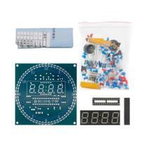 Kit De Relógio Despertador Digital LED Rotativo 51 SCM Placa De Aprendizado 5V DS1302 Módulo