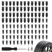 Kit de Remendo para Pneu VKQTS com 100 Peças e Chave de Fenda