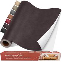 Kit de remendos de reparo de couro Yikda Retro Dark Brown 80x40cm