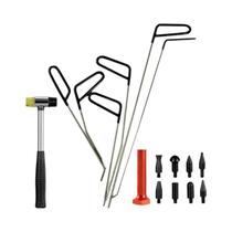 Kit De Remoção De Amassados De Carro Ferramentas De Reparação Com Gancho E Bastões Para Danos Por