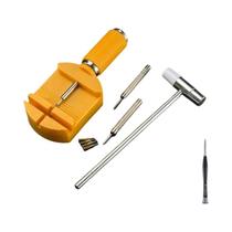 Kit De Remoção De Elos De Pulseira De Relógio Ajustável, Removedor De Pinos Para Ajuste E