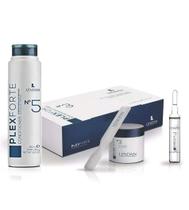 Kit de reparação capilar Lendan PlexForte com 6 ampolas de 13 mL + 300 mL
