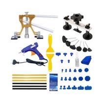 Kit De Reparação De Amassados De Carro Golden Car Dent Puller Para Remoção De Amassados Menores E Kit De Reparação De Amassados De Carro Golden Car Dent Puller Para Remoção De Amassados Menores E
