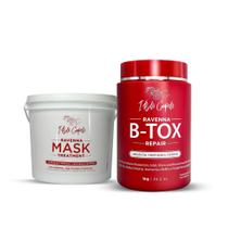 Kit de reparação de B-tox para cabelo I Belli Capelli Ravenna sem formaldeído Kit de reparação de B-tox para cabelo I Belli Capelli Ravenna sem formaldeído